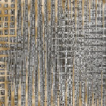 Abstract monochrom mosaic Stock Illustration