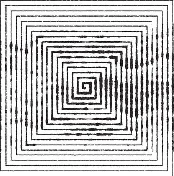 Abstract monochromatic dotted dark background. Vintage grunge texture design. Stock Illustration