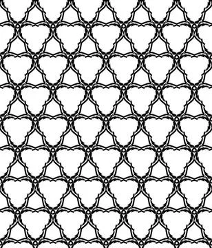 Abstract monochromatic seamless pattern abstract monochromatic seamless pa... Foto stock