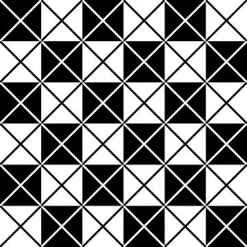 Abstract, monochromatic seamlessly repeatable pattern / background. Vector ar Stock Illustration
