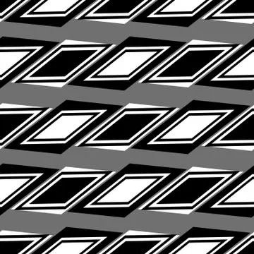 Abstract, monochromatic seamlessly repeatable pattern / background. Vector ar 库存插图