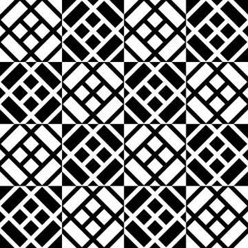 Abstract, monochromatic seamlessly repeatable pattern / background. Vector ar イラスト素材