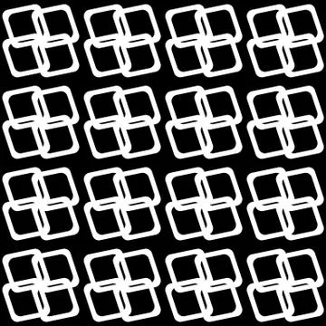 Abstract, monochromatic seamlessly repeatable pattern / background. Vector ar Stock Illustration