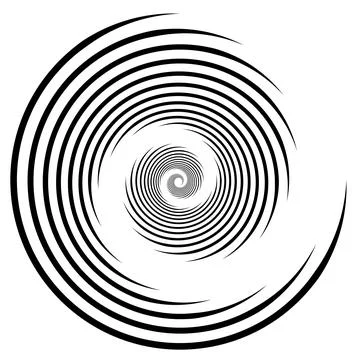 Abstract monochrome background, decorative element, optical illusion object. Stock Illustration