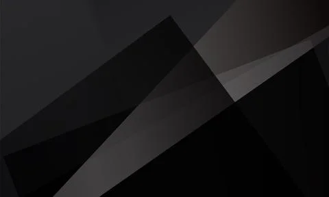 Abstract monochrome background featuring scattered geometric triangles. Dar.. Illustrazione stock