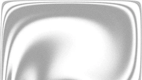Abstract monochrome background with flowing diagonal lines and halftone textu Illustrazione stock