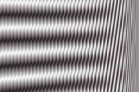Abstract Monochrome Background with Intense Metallic Vertical Stripes and O.. 스톡 일러스트