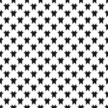 Abstract monochrome background with small angular figures Stock Illustration