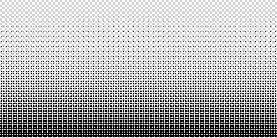 Abstract Monochrome Bottom Dotted Pattern Background 库存插图