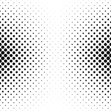 Abstract monochrome circle pattern background Illustrazione stock