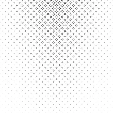 Abstract monochrome curved star pattern background Illustrazione stock