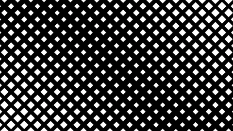 Abstract monochrome diamond pattern loop with seamless grid transition and .. 動画素材 335023224
