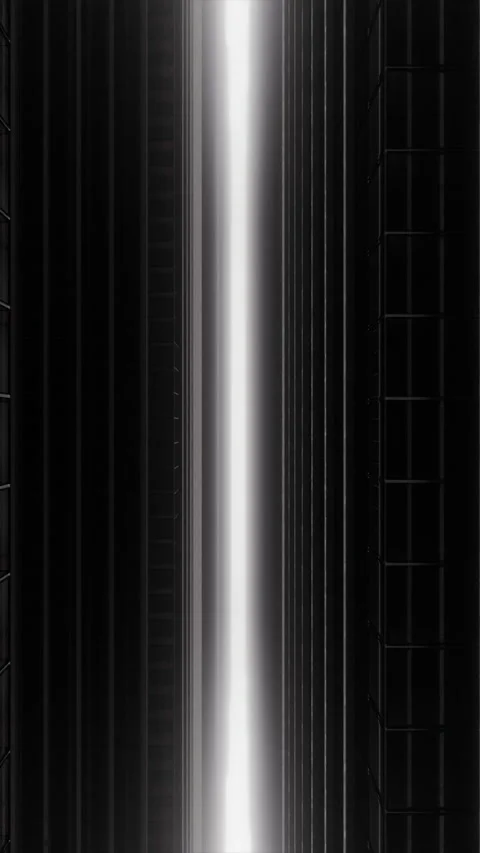 Abstract monochrome digital background or VJ loop, brutal dark skyscrapers Stock Footage 295365960