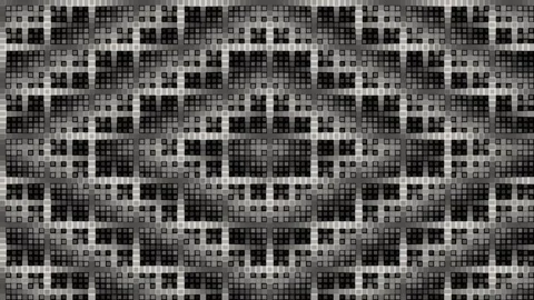 Abstract monochrome digital grid background with geometric pattern Stock Footage 337926115
