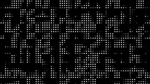 Abstract Monochrome Digital Halftone Grid Matrix Seamless Loop Stock Footage 335567662