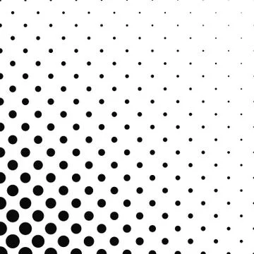 Abstract monochrome dot pattern background イラスト素材