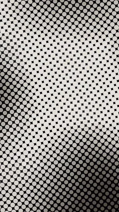 Abstract Monochrome Dotted Mesh Shimmering Background Stock Footage 338187111
