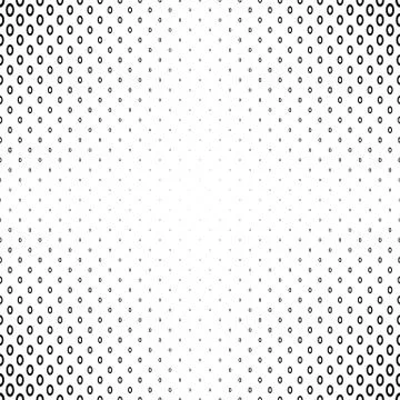 Abstract monochrome ellipse ring pattern design Stockillustratie