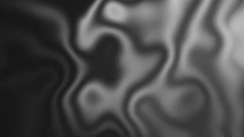 Abstract monochrome fluid motion background smooth liquid wave Stock Footage 346193472