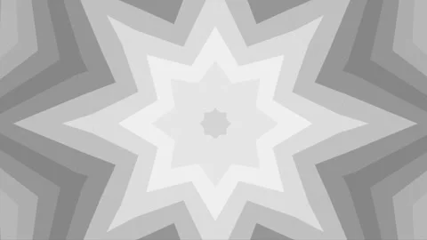 Abstract monochrome geometric pattern kaleidoscope. Stock Footage 340470563