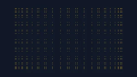 Abstract monochrome geometric pattern for modern technology background grid Stock Footage 342523352