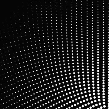 Abstract monochrome geometrical dot pattern background design Illustrazione stock