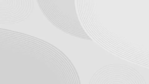 Abstract Monochrome Gray Background with Smooth Parallel Arcs and Curves Stock Illustration