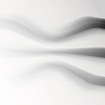 Abstract Monochrome Grey Fluid Waves Background Stock Illustration