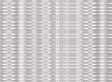 Abstract Monochrome Grid Pattern With Glitch Lines and Woven Texture Backgr.. Stock Illustration