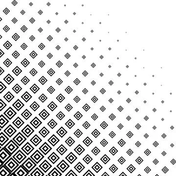 Abstract monochrome halftone background Illustrazione stock