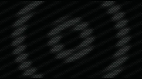 Abstract monochrome halftone dot matrix wave background Stock Footage 336636752