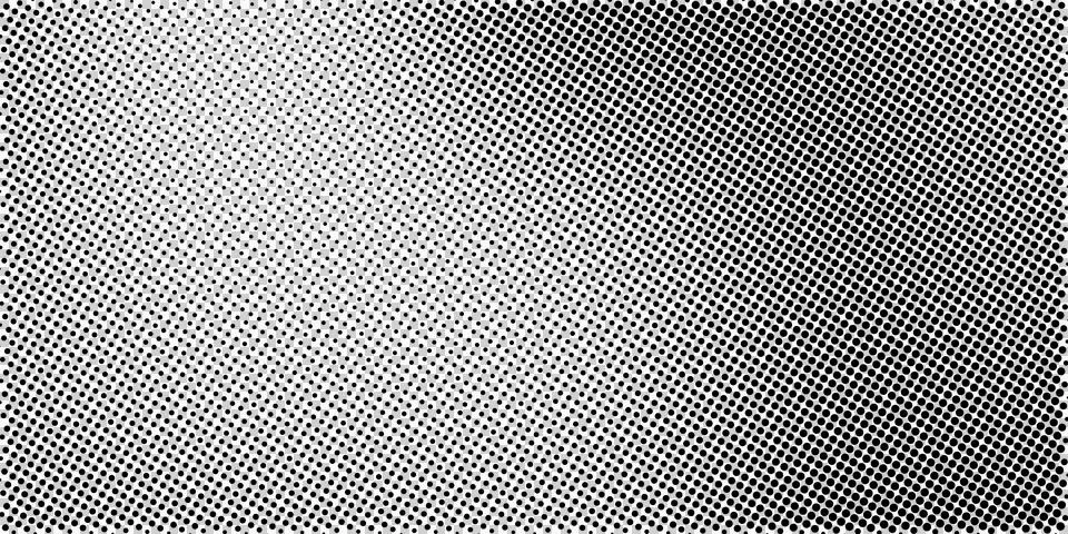 Abstract Monochrome Halftone Dot Pattern Background 스톡 일러스트