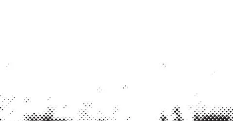 Abstract monochrome halftone dot texture with a gradient fading effect for artis Stock Illustration