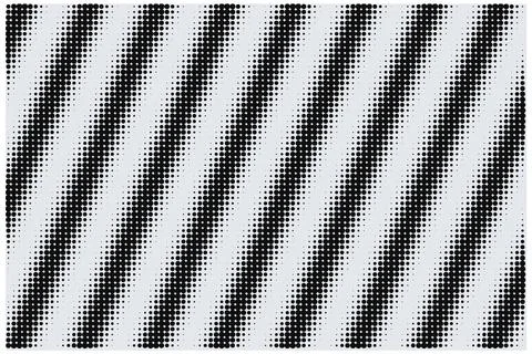 Abstract Monochrome Halftone Pattern with Diagonal Lines Graphic Design Stock Illustration