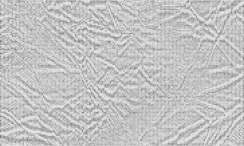 Abstract monochrome halftone pattern texture with dense black dots forming .. Illustrazione stock