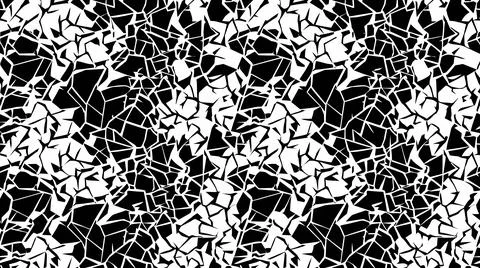Abstract monochrome ice shard pattern with jagged shapes for creative backg.. Stock Illustration
