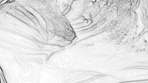 Abstract Monochrome Ink Waves Stock Footage 327994529