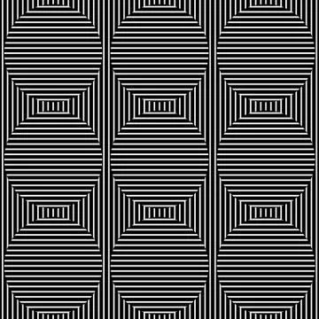 Abstract monochrome lines pattern with great contrast. Seamlessly repeatable. Stockillustratie