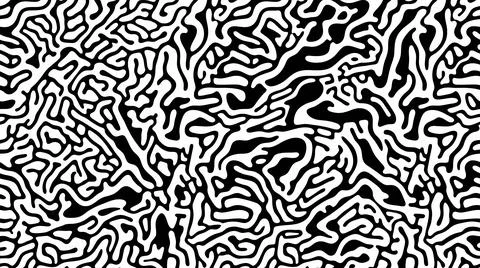 Abstract monochrome organic pattern background for fabric designs. イラスト素材