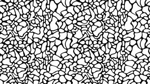 Abstract monochrome organic pattern background for fabric designs. イラスト素材