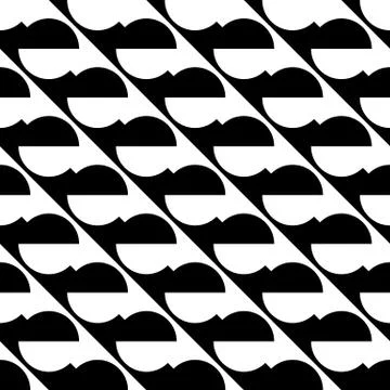 Abstract monochrome pattern with circle shapes. Geometric repeatable backgrou Stockillustratie