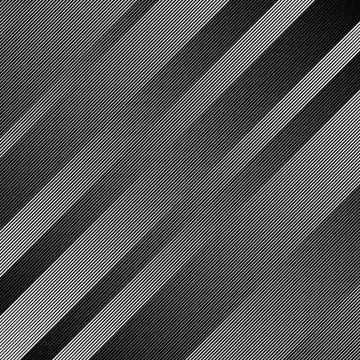 Abstract monochrome pattern with dynamic irregular lines. Lineal, linear (gri 库存插图