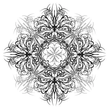 Abstract monochrome pattern Stock Illustration