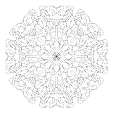 Abstract monochrome pattern Stock Illustration