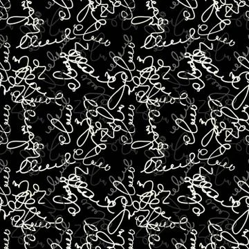 Abstract monochrome pattern for your design Stock Illustration