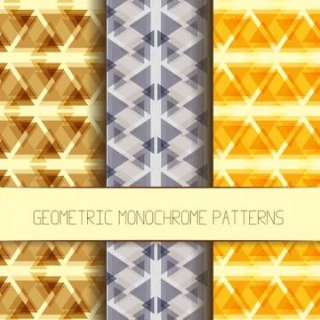 Abstract monochrome patterns collection Stock-Illustration