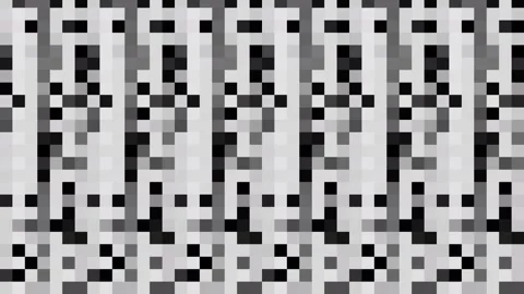 Abstract Monochrome Pixel Pattern Motion Animation Clip Stock Footage 331716557