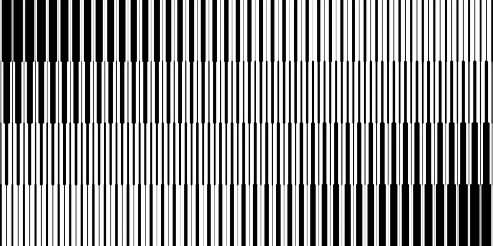 Abstract monochrome poster background vector. Modern cover template with bl.. Stock Illustration