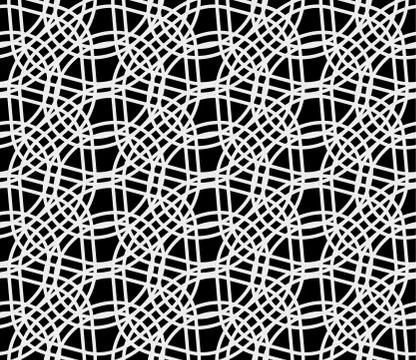 Abstract monochrome seamless pattern. Repeatable vector. Stock Illustration