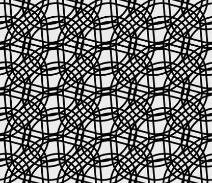 Abstract monochrome seamless pattern. Repeatable vector. イラスト素材